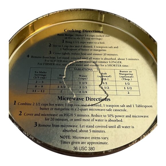 1992 Uncle Ben’s Rice Tin – Olympic Games Barcelona Limited Edition Vintage Cani - Picture 6 of 7